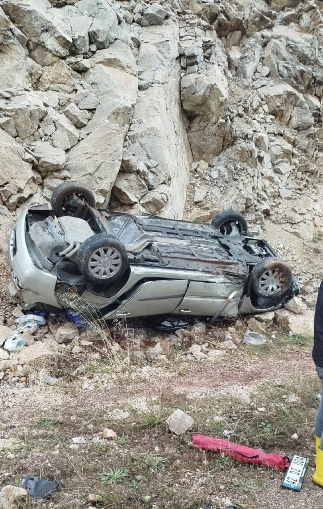 Konya'da aynı yerde aynı günde iki kaza: Çok sayıda kişi yaralandı 1